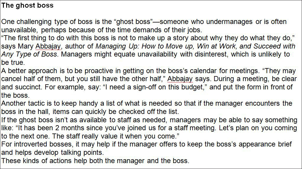 Managing Up Strengthens The Bond With Your Boss Or Manager