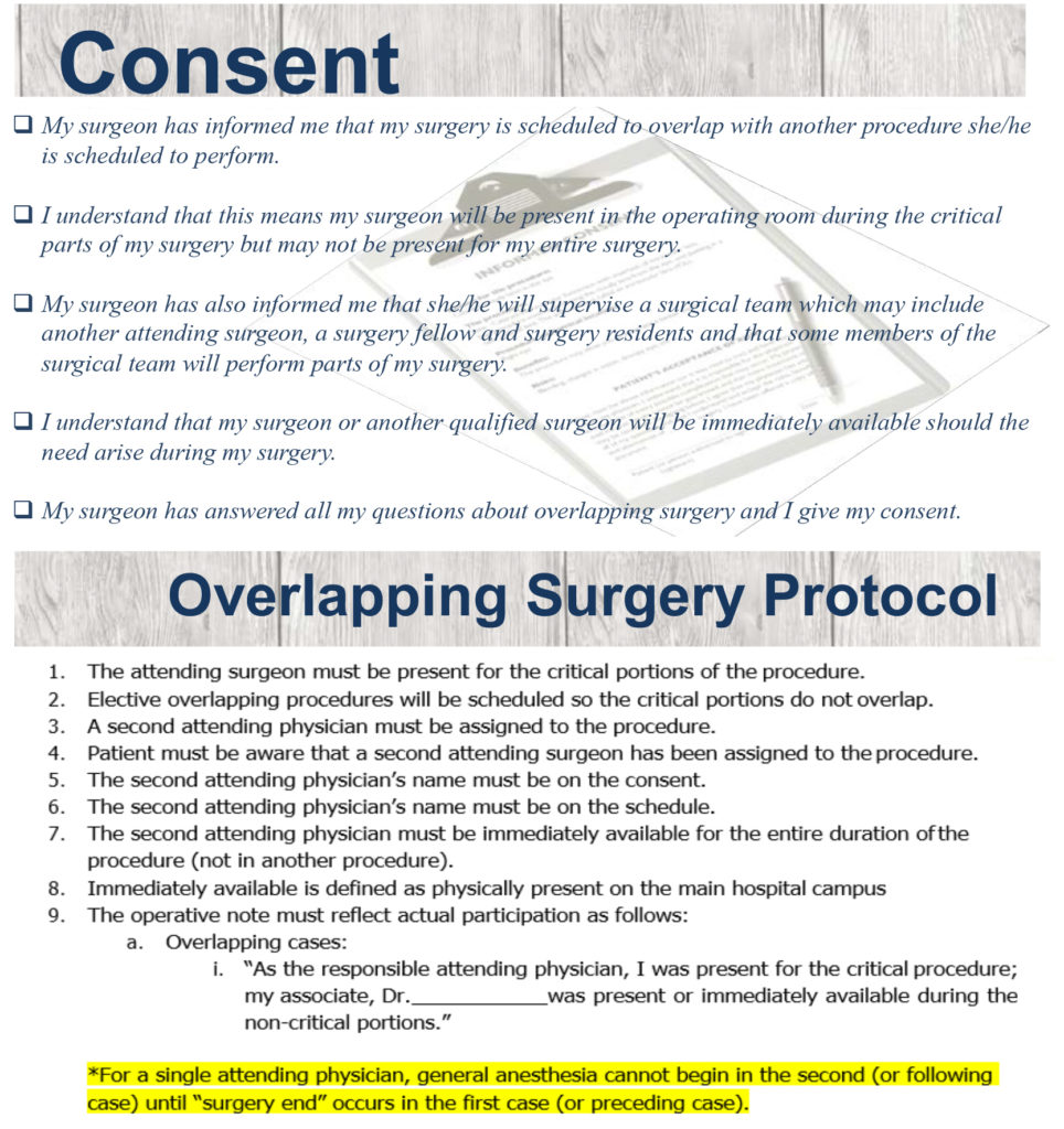 Policy compliance essential for overlapping surgery safety OR Manager