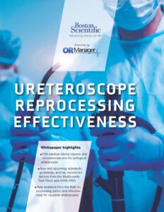 ureteroscope reprocessing effectiveness cover