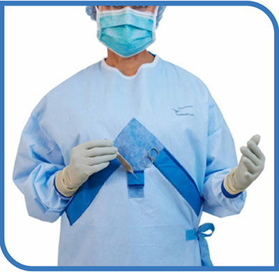 Heavyweight Blue CPE Thumb-Loop Isolation Gowns | Impervious 4-mil Poly  Isolation Gowns | Hi-Risk Slip-Over Isolation Gowns