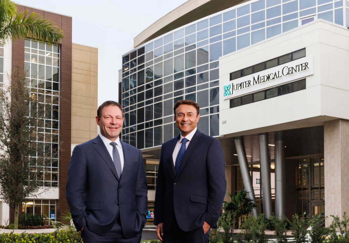 Cover for Jupiter Medical Center, Hospital for Special Surgery team on orthopedic care in South Florida